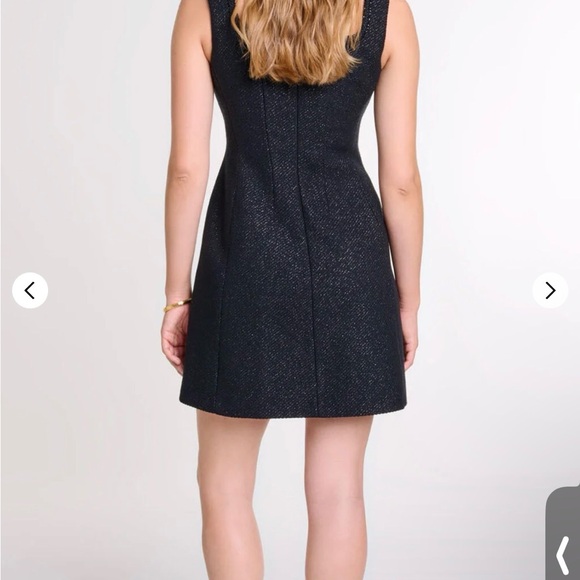 Maje new woth tags Short rhinestone dress with minor flaw - Picture 4 of 5